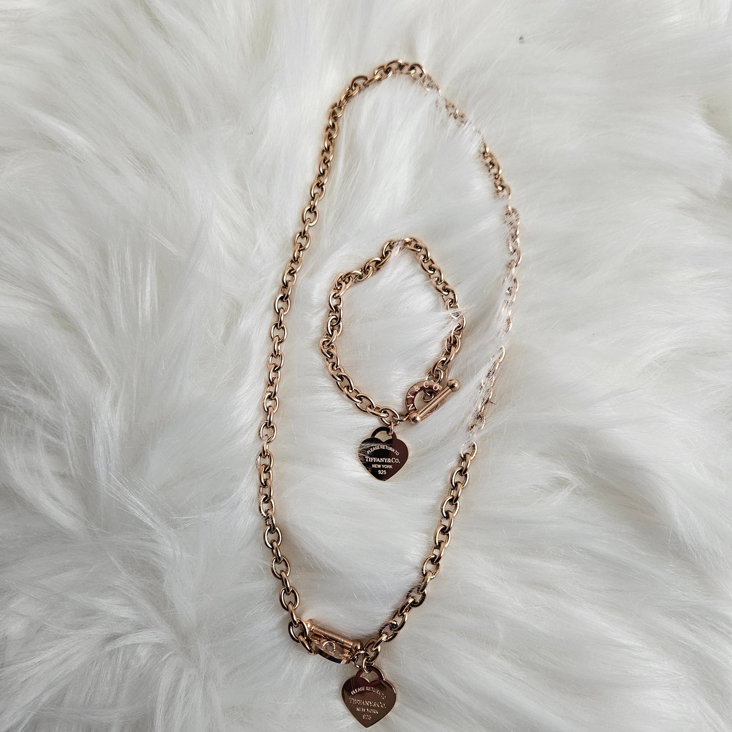 TIFF Necklace & Bracelet Set