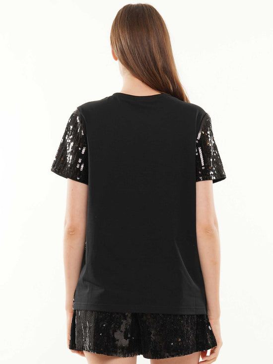 GAME DAY VIBES Sequin Top
