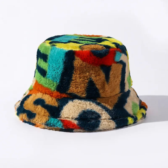 SWAG Plush Faux Fur Bucket Hat