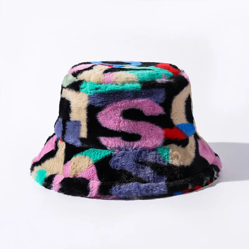 SWAG Plush Faux Fur Bucket Hat