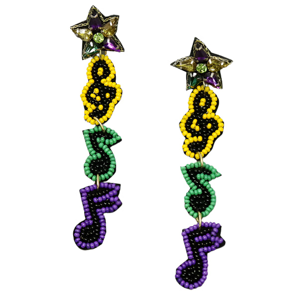 MARDI GRAS MAMBO Earrings