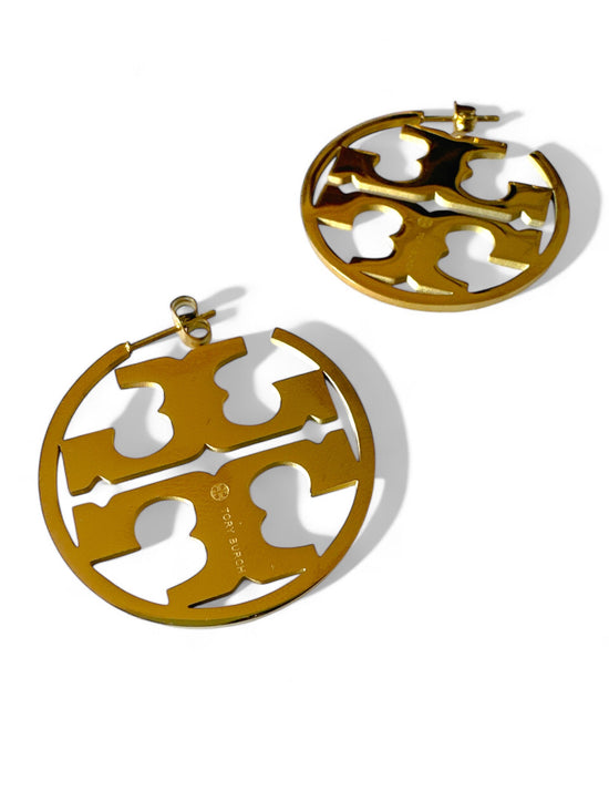 TORIA 18k plated Stainless Steel Hoop Earrings