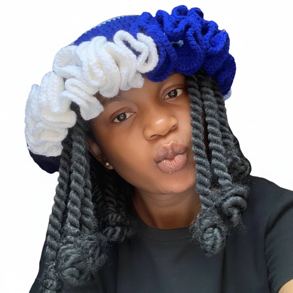 PRETTY IN GREEK Crochet Hat
