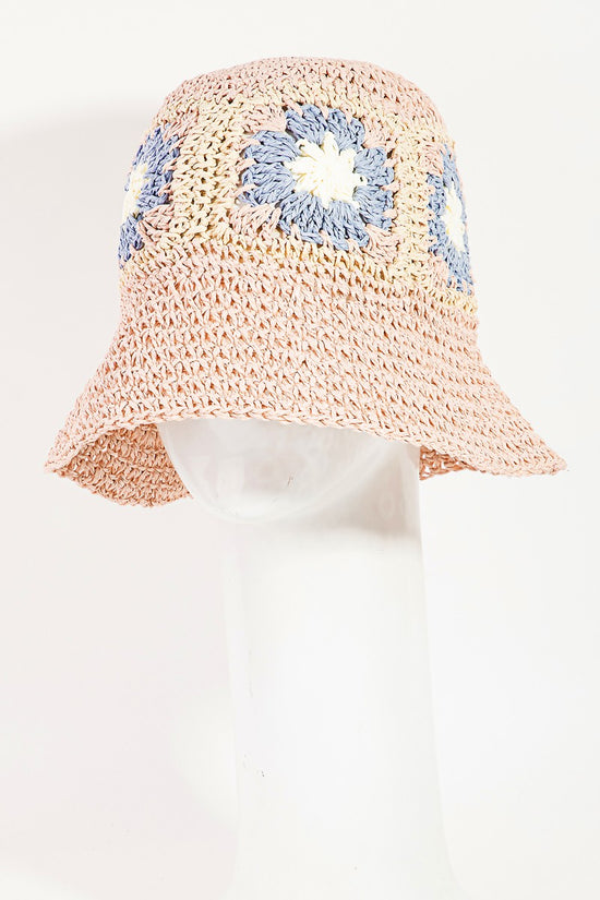 SUNNI DAY Crochet Straw Hat