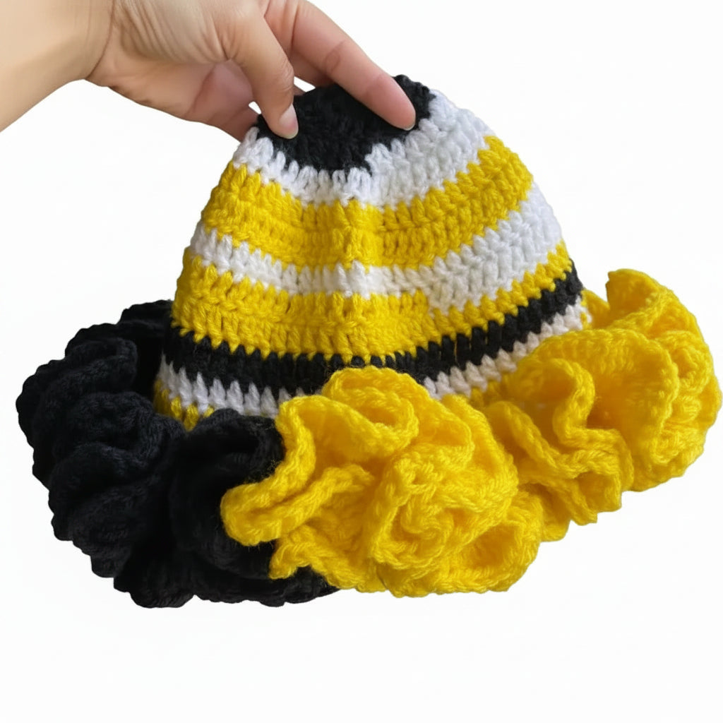 PRETTY IN GREEK Crochet Hat
