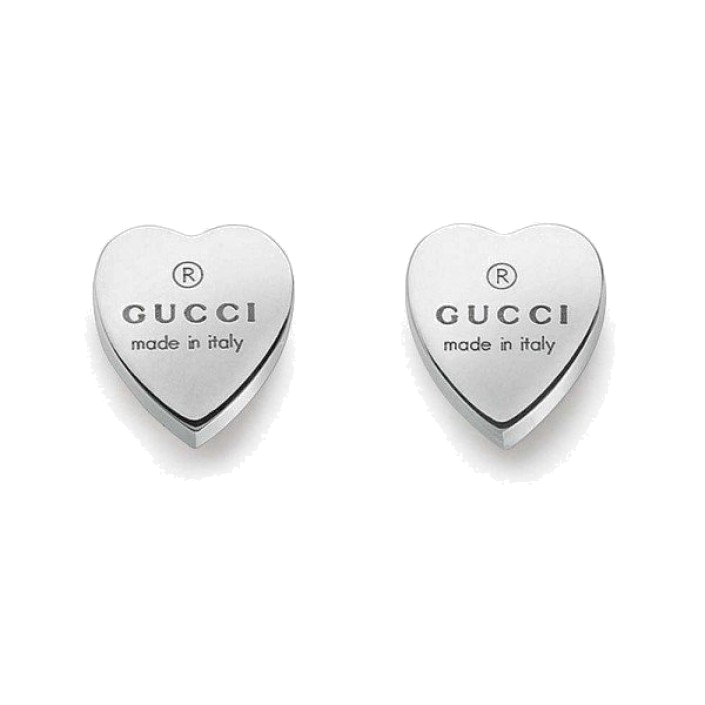 Gucci heart 2025 earrings studs