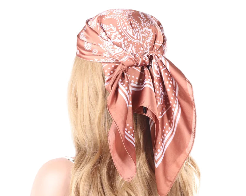 SILK KISS Satin Bandana