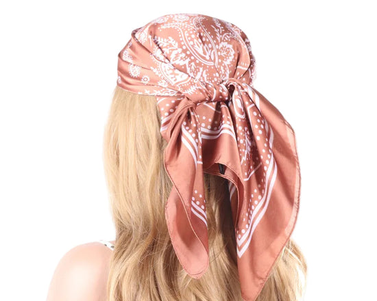 SILK KISS Satin Bandana