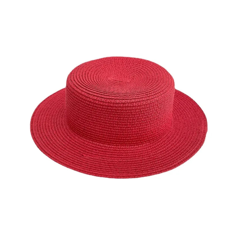 Load image into Gallery viewer, BIG EASY Flat Top Straw Hat
