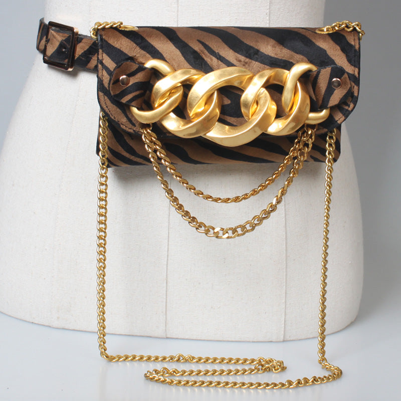 JASMINE Cuban Link Waistbelt /Crossbody Bag