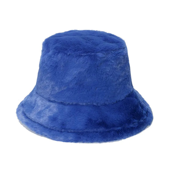 SWAG Plush Faux Fur Bucket Hat
