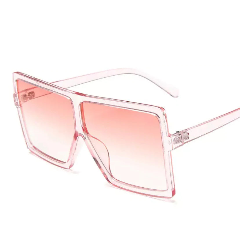 COLD SUMMER Oversized  Flat Top Sunglasses